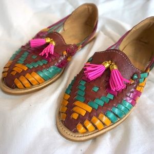 Authentic Mexican Colorful Huarache Sandal
